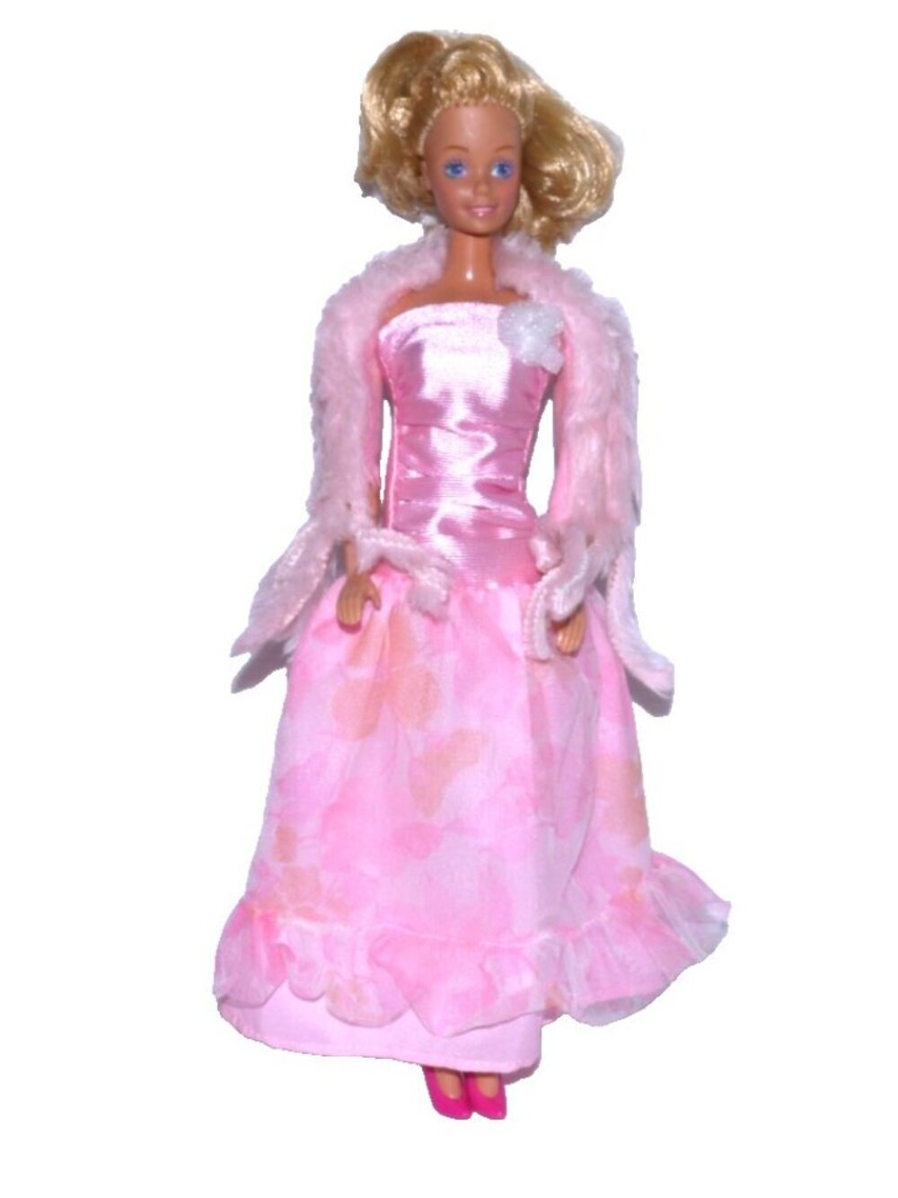 Vintage Barbie doll head not marked body marked 1966 Malaysia Genuine Dress